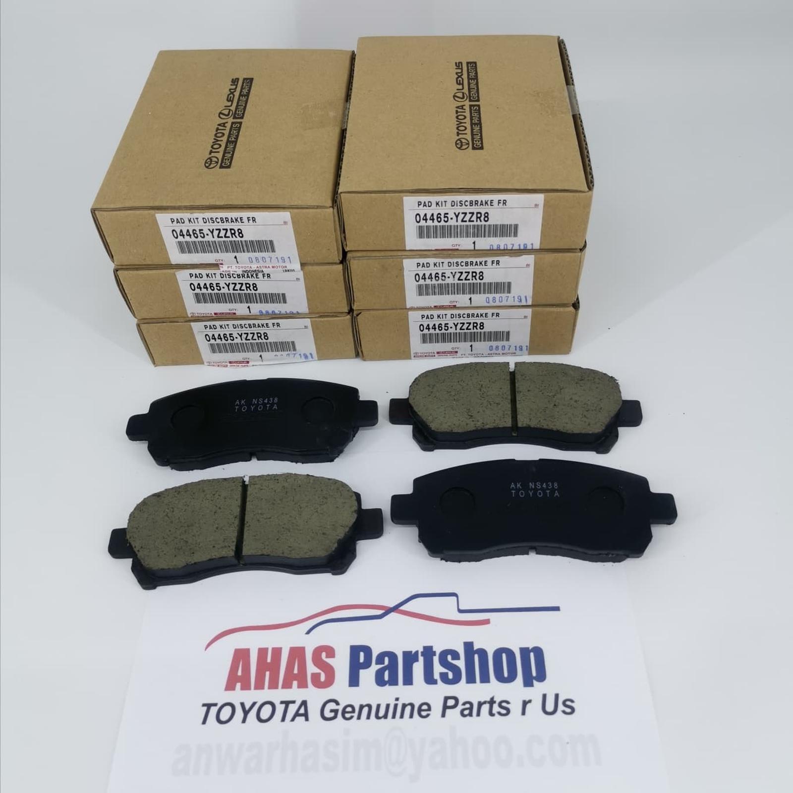 Pad Kit, Disc Brake, Front — 04465-YZZR8